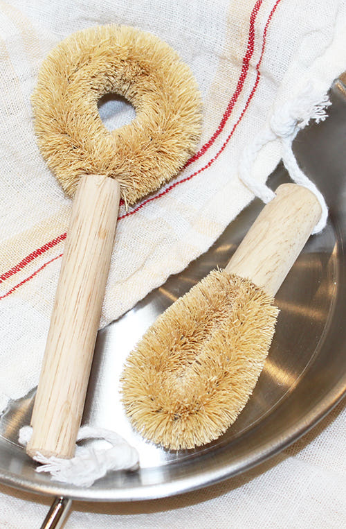 Scrubber Dish Washing Palm Tree Kitchen Brush Palm