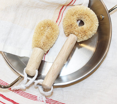 Scrubber Dish Washing Palm Tree Kitchen Brush Palm