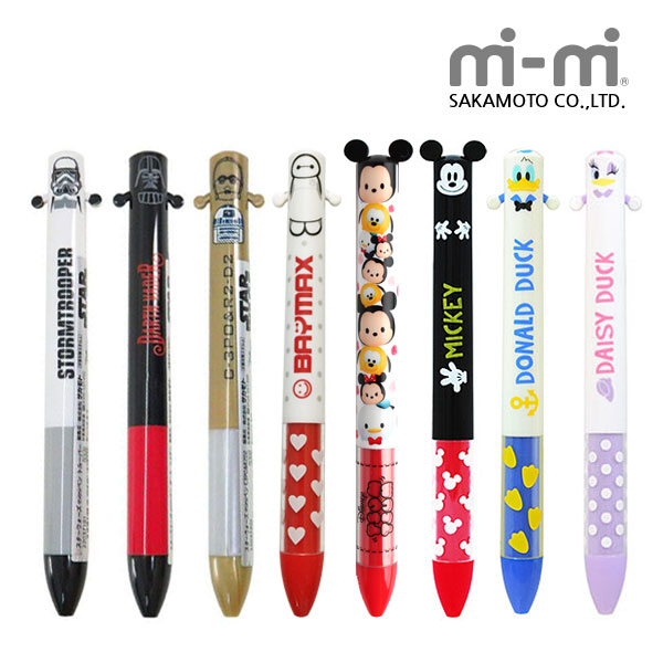 사카모토 미미펜 디즈니 캐릭터 볼펜 제품 이미지
