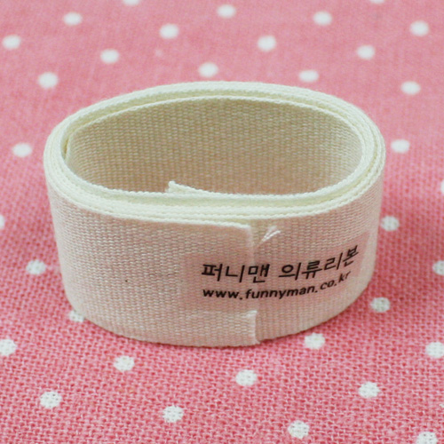 (기성품) 의류 면라벨 (무지) 제품 이미지