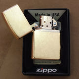 지포라이터 ZIPPO 207G 황금색 심플모델