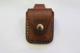 지포라이터(ZIPPO) 가죽파우치(브라운)