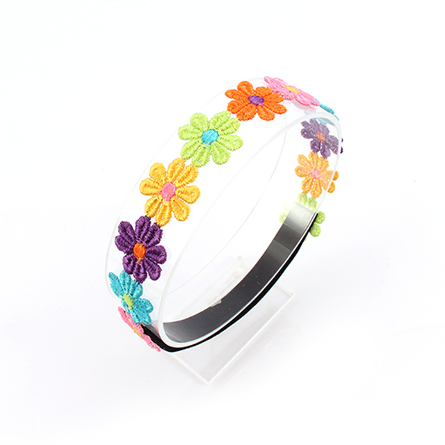 레인보우데이지 아기헤어밴드 신생아헤어밴드