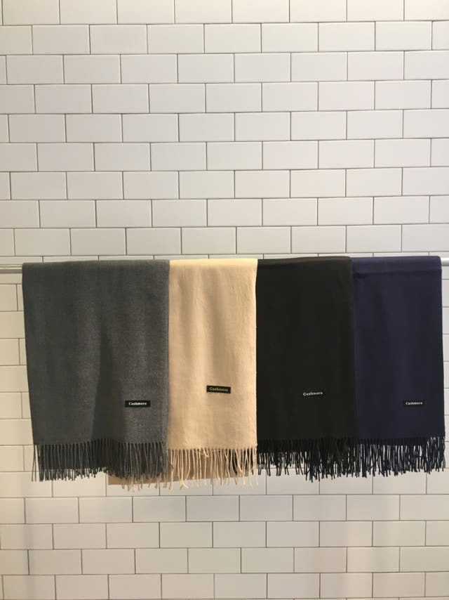 Cashmere wool basic muffler Couple Surgery Basic G