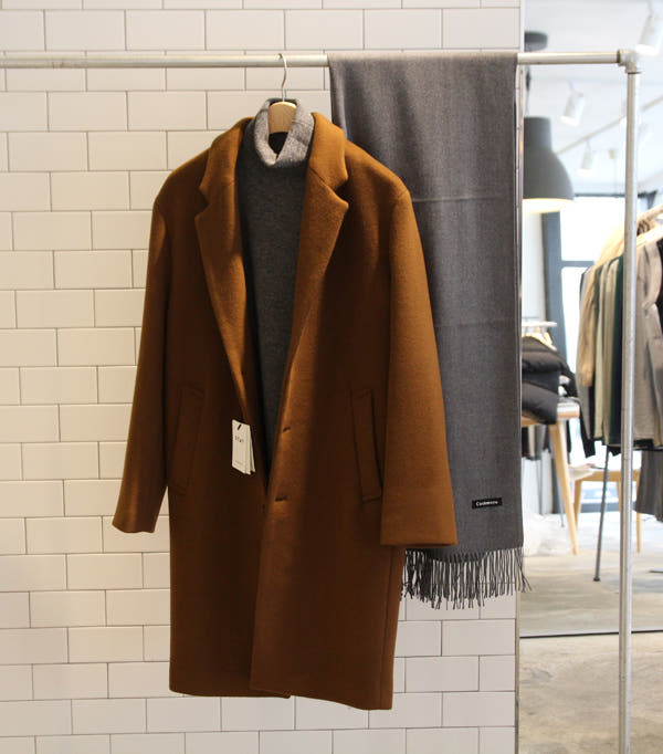 Cashmere wool basic muffler Couple Surgery Basic G