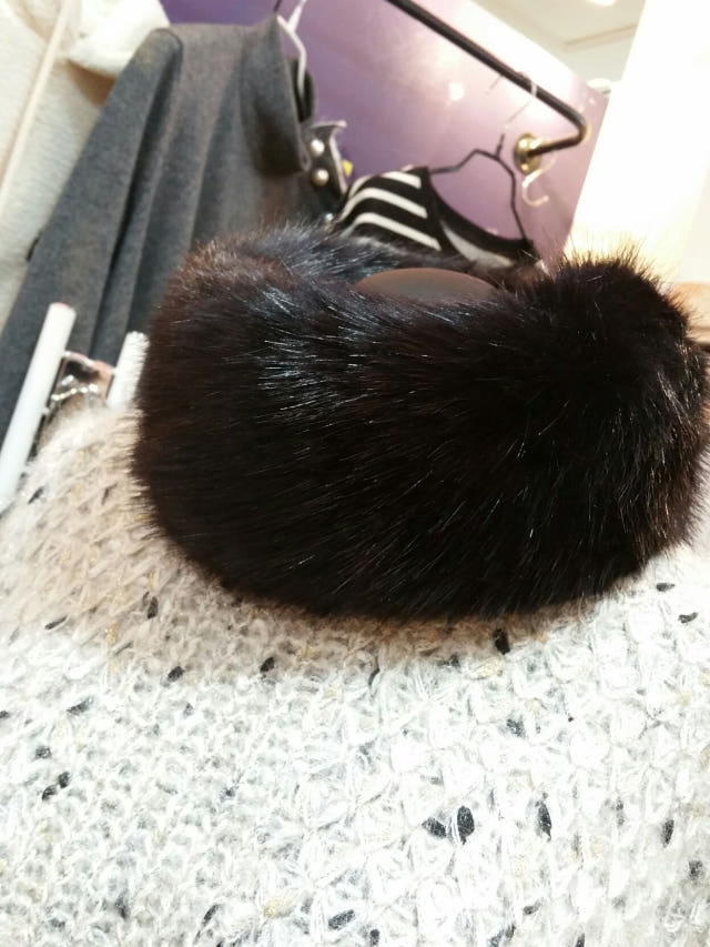 Magnets fake fox fur shawl wedding fashion cute lu