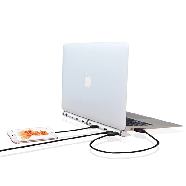 애니클리어 USB 2.0 3.0 LAN 허브 노트북 도킹스탠드 충전기 메모리 리더기 랜선연결 PDB-LANHUB - 상세 이미지 3