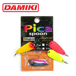 피카스푼 / 송어스푼 / pica spoon / 마이크로스푼 / 오너훅 / 다미끼스푼 / 아웃도어피싱 - 상품 이미지