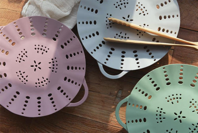 Pastel Silicone Steamer 3 Color Dumplings Sweet Po