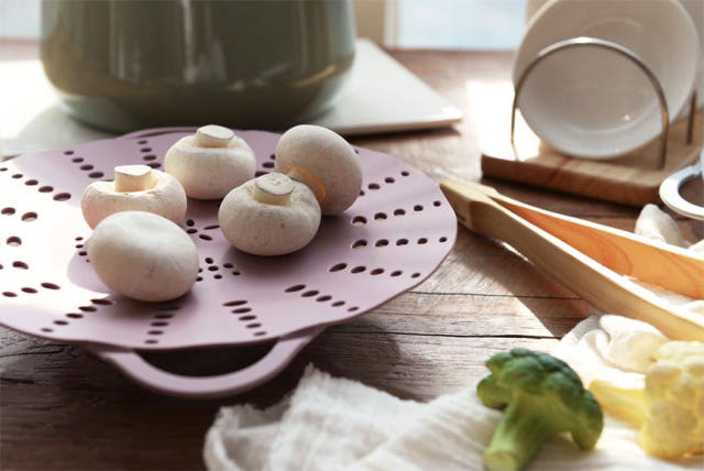 Pastel Silicone Steamer 3 Color Dumplings Sweet Po