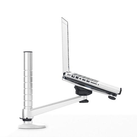 애니클리어 노트북 랩탑 싱글 1단암 높이조절 알류미늄 거치대 받침대 OA-1