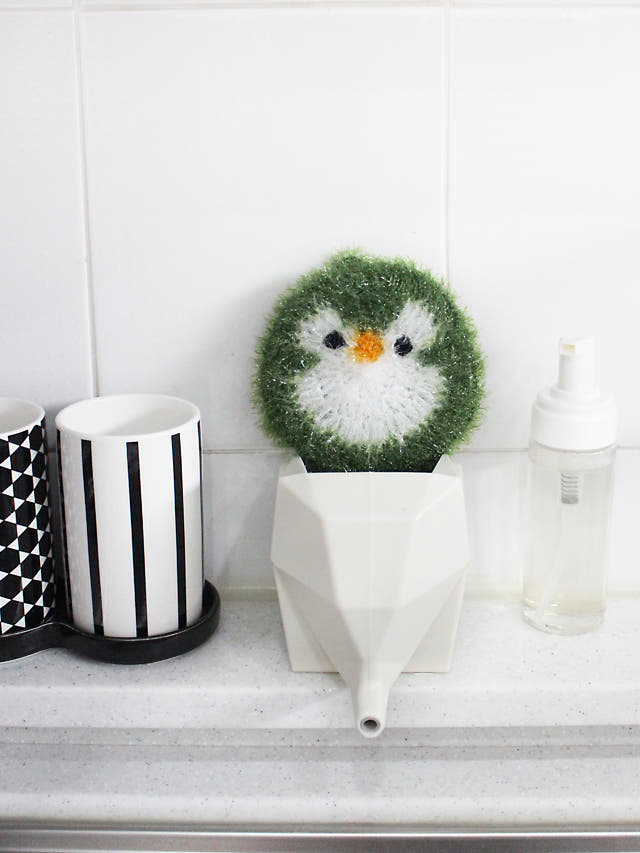 Scrubber Dish Washing 10 + 1 Handmade Ear Yomi Pen