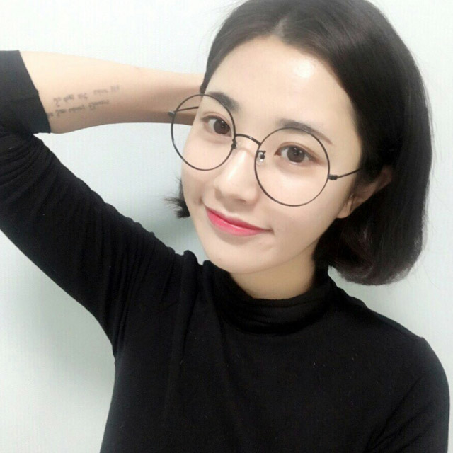 빅사이즈 동그란 안경테 남여공용 - 상세 이미지 2