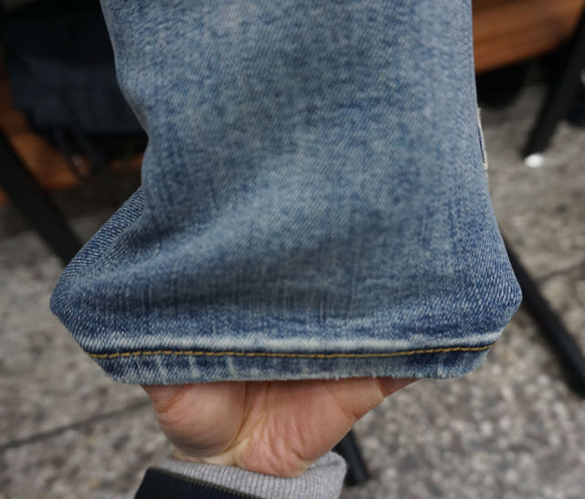 Korea Jeans Pants 77 Damage Jeans Men Slim Pit Rol