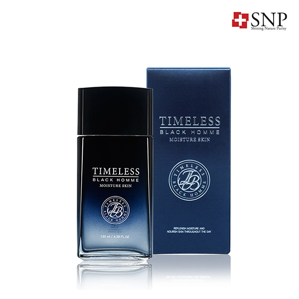 SNP 타임리스 블랙 옴므 모이스처 스킨 130ml 이미지 1