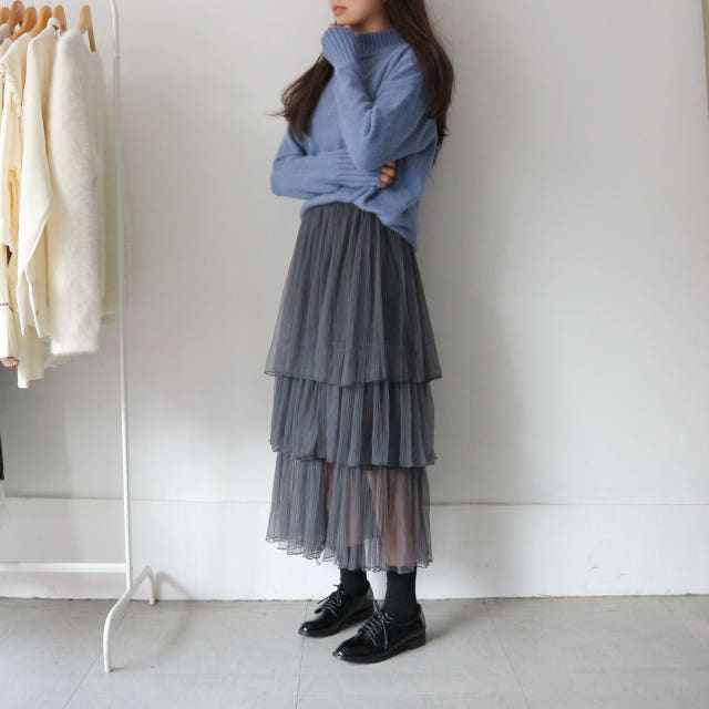 Chiffon Kangan Long Skirt Cody Lace Pleated Pleat 