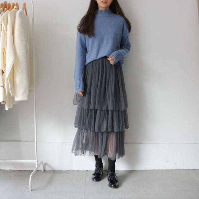 Chiffon Kangan Long Skirt Cody Lace Pleated Pleat 