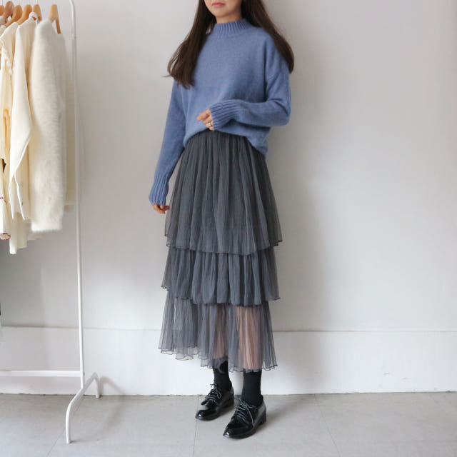 Chiffon Kangan Long Skirt Cody Lace Pleated Pleat 