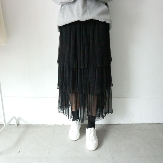 Chiffon Kangan Long Skirt Cody Lace Pleated Pleat 