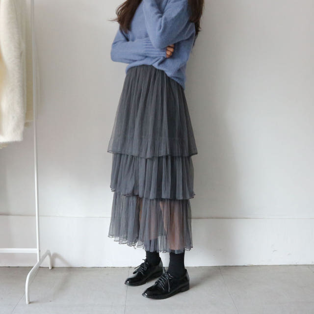 Chiffon Kangan Long Skirt Cody Lace Pleated Pleat 