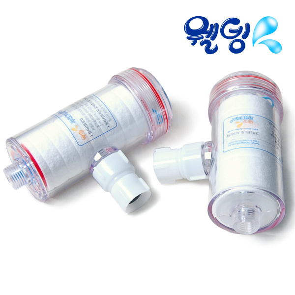 웰빙샤워필터-본체-불순물 녹물 유해물질 염소제거 - 상품 이미지
