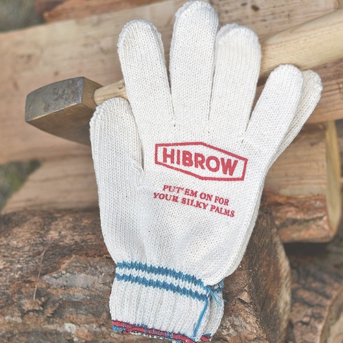 [하이브로우] 우드 글러브 안전 목장갑