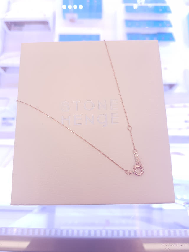 14k Water Drop Necklace Nice college student fashi