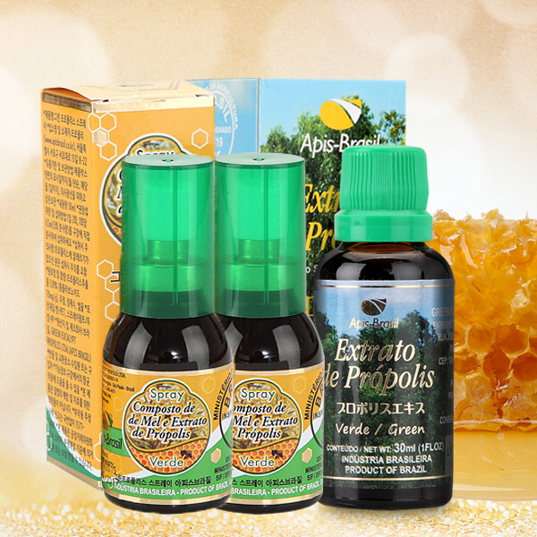아피스브라질 그린 프로폴리스 액상 원액 1병 스프레이 2병 각병 30ml 제품 이미지