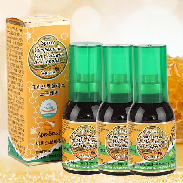 아피스브라질 그린 프로폴리스 스프레이, 아르테필린C 4.0mg 30ml, 3개 - 상품 이미지