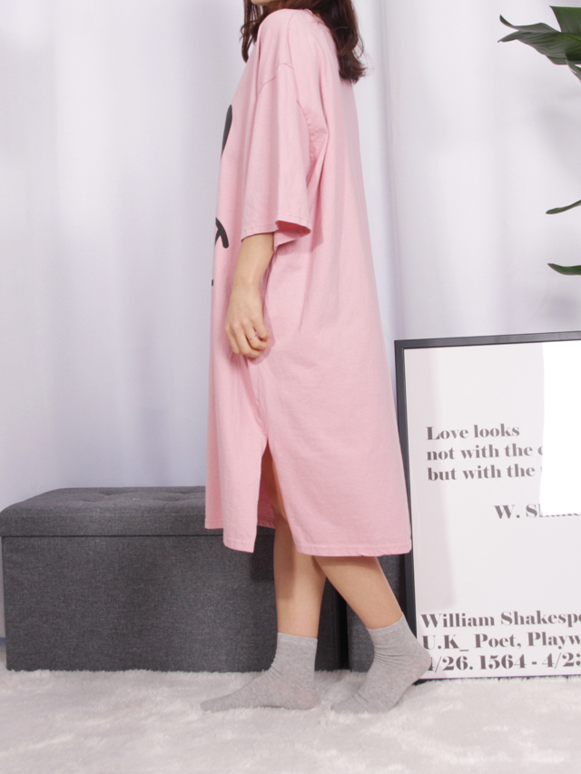 <b><p>pajamas one piece Homeware smile Fa</p></b><b><p>パジャマ ワンピース ホームウェア スマイル 純綿</p></b><br /><br /><p align='center'>