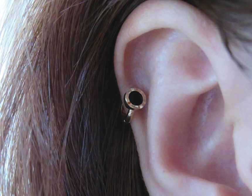 <b><p>10K 14K Cubic Ring pierc, One touch earrs</p></b><b><p>10K 14K キュービック リングピアス、 ワンタッチ 耳介</p></b><br /><br /><p align='center'>