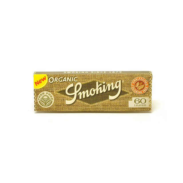 SMOKING 스모킹 오가닉 페이퍼 70mm 60매입 롤링타바코 페이퍼 : 보루샵