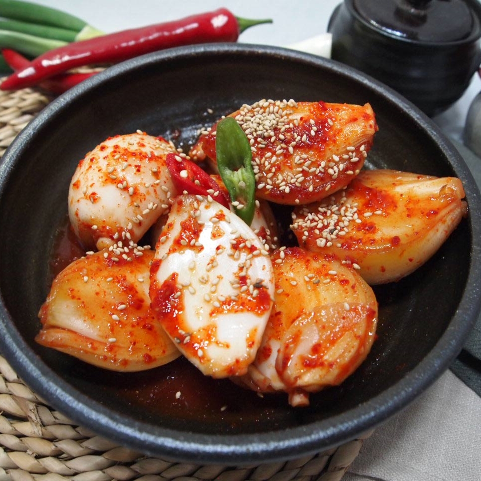 전라도 양파김치 1kg 양념양파 밑반찬 밥반찬 - 메인 이미지