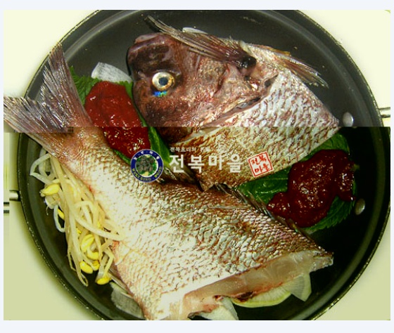 자연산 참돔 도미(매운탕용)1kg 도미찜 생선요리(조업당일발송상품) - 메인 이미지