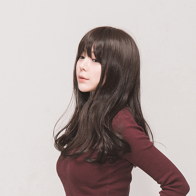 여자가발 시스루뱅 내츄럴 발롱펌 (전체가발, 통가발) - 상품 이미지