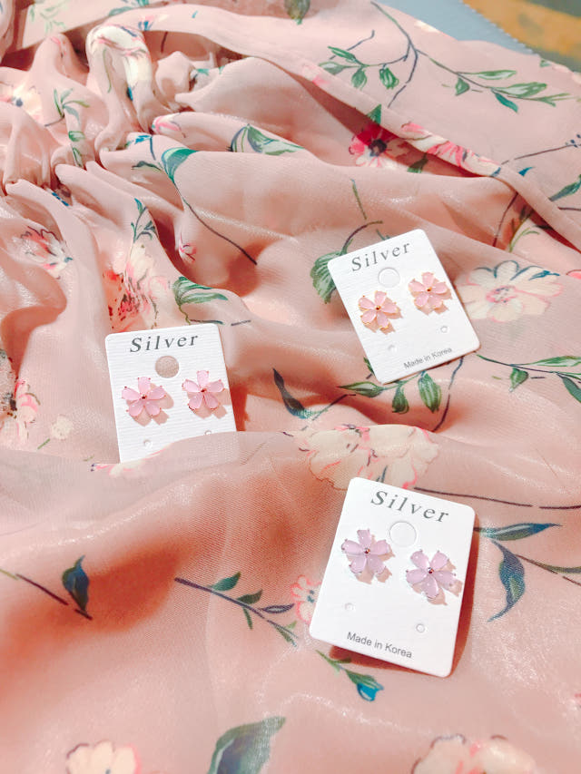 <b><p>Cherry Blossom spring ea A girlfend's</p></b><b><p>桜 春 イヤリング ガールフレンドの贈り物 誕生日 キュービック ストーン ピンク</p></b><br /><br /><p align='center'>