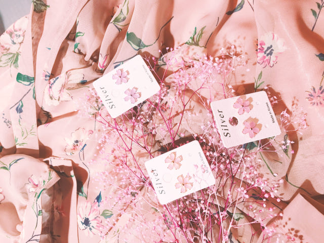 <b><p>Cherry Blossom spring ea A girlfend's</p></b><b><p>桜 春 イヤリング ガールフレンドの贈り物 誕生日 キュービック ストーン ピンク</p></b><br /><br /><p align='center'>
