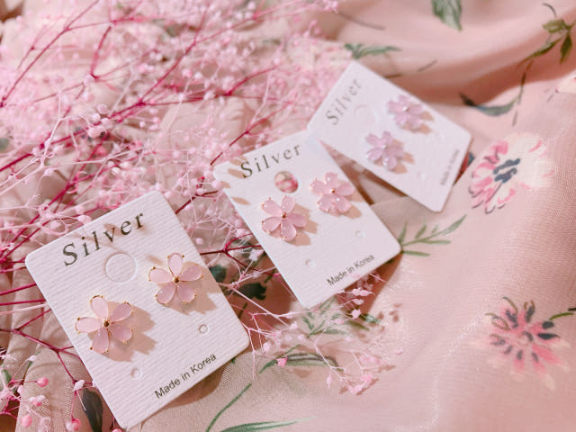 <b><p>Cherry Blossom spring ea A girlfend's</p></b><b><p>桜 春 イヤリング ガールフレンドの贈り物 誕生日 キュービック ストーン ピンク</p></b><br /><br /><p align='center'>