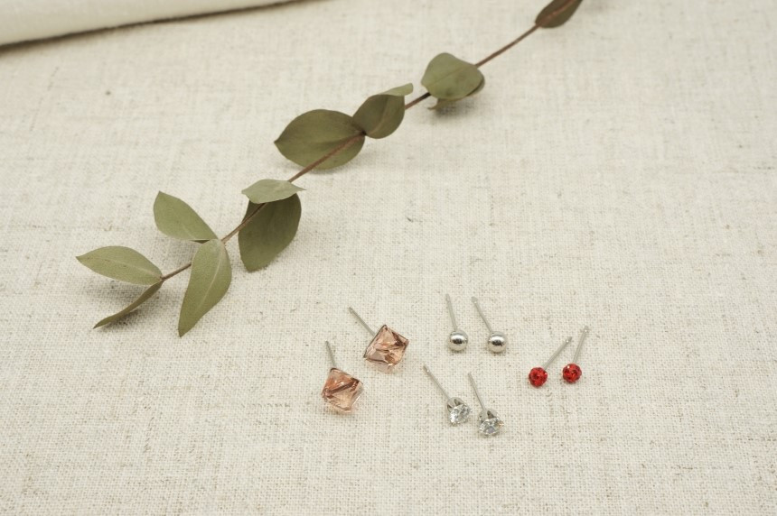 Earrings with layered set Daily gifts Various cute