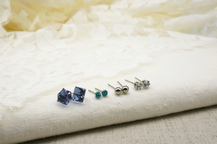 Earrings with layered set Daily gifts Various cute