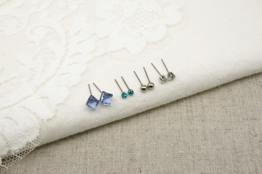 Earrings with layered set Daily gifts Various cute