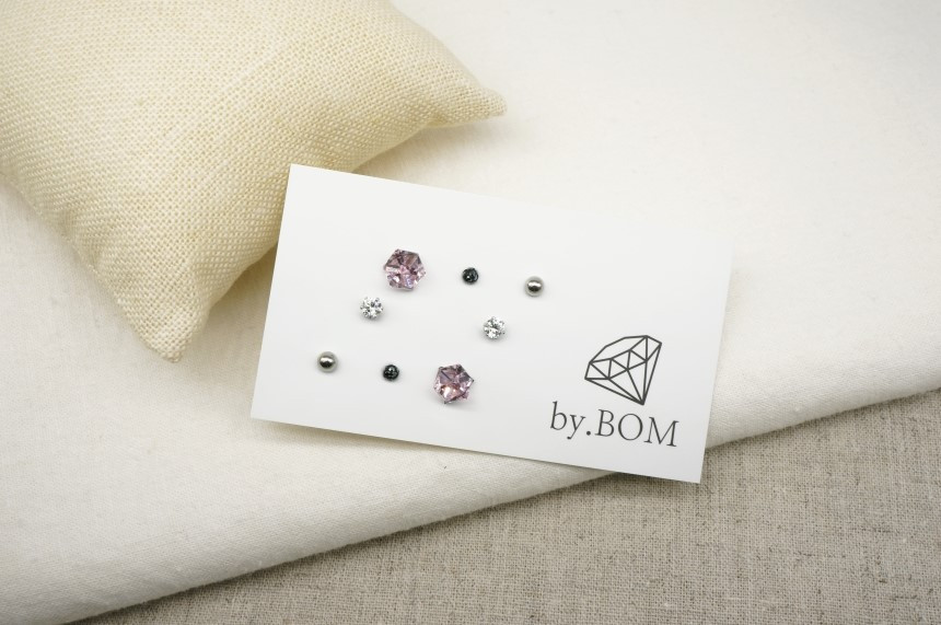 Earrings with layered set Daily gifts Various cute