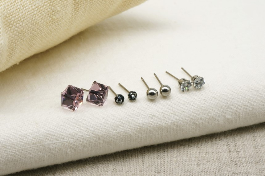 Earrings with layered set Daily gifts Various cute