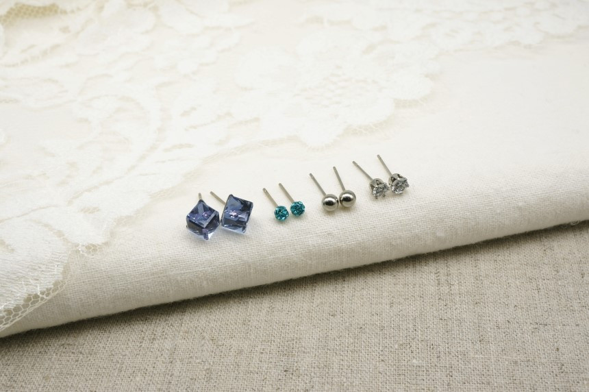 Earrings with layered set Daily gifts Various cute