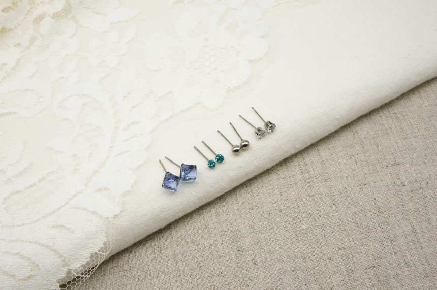 Earrings with layered set Daily gifts Various cute