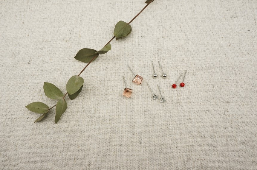 Earrings with layered set Daily gifts Various cute