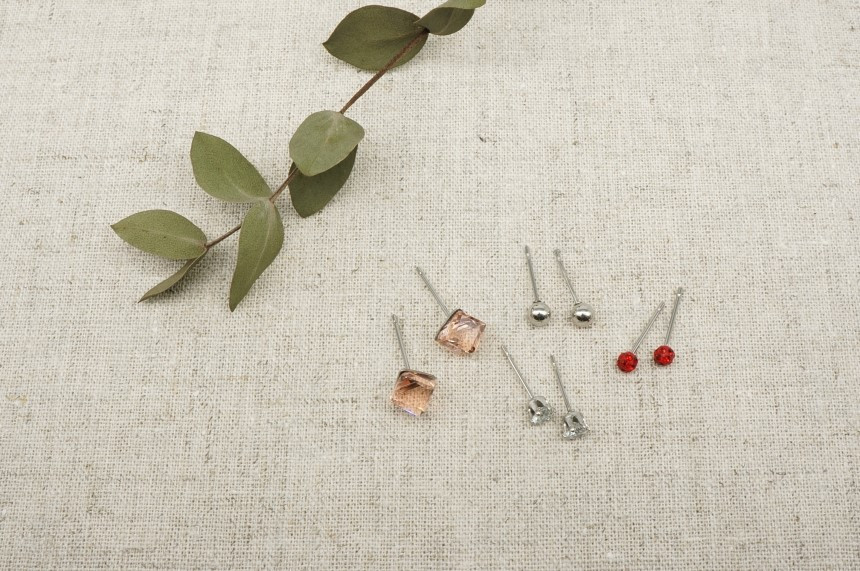 Earrings with layered set Daily gifts Various cute