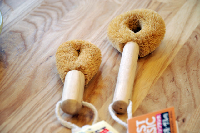 Scrubber Dish Washing japan Wire Mesh Brush 2Pset