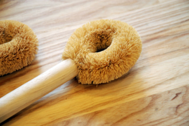 Scrubber Dish Washing japan Wire Mesh Brush 2Pset