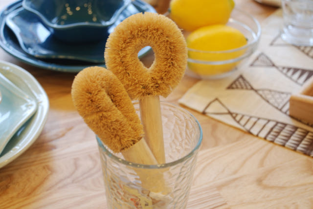 Scrubber Dish Washing japan Wire Mesh Brush 2Pset